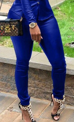 Unisex leather pants high - unisex,